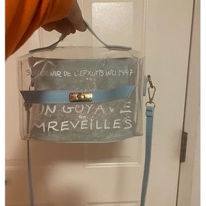 Small clear satchel